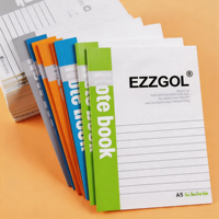 Libro de Dibujo Espiral Ezzgol con Impresiones de Dibujos Animados para Niños y Adultos, con 48 Hojas, Cubierta de Papel con Color y Logotipo Personalizables