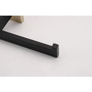 Ensemble de matériel de salle de bain moderne en alliage de zinc métallique, porte-serviettes mural, finition chromée, 8 pièces, pour usage domestique - Product Image 4