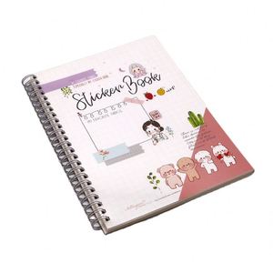 2024 2023 A5 <b>Pink</b> Spiral Weekly Monthly Goal Diary Journal Agenda <b>Notebook</b> Printed Daily Planner Gift Box - Product Image 1