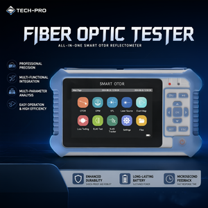 เครื่องทดสอบไฟเบอร์ออปติกแบบพกพา MINI SMART OTDR TM292D 1310/1550nm หน้าจอสัมผัส ฟังก์ชั่นหลากหลาย พร้อม VFL OPM OTDR - Product Image 4