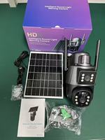 Cámara de Seguridad Solar 4G con Tarjeta SIM, Lente Dual de 6MP, Seguimiento por IA, Sensor PIR, Foco, Audio Bidireccional, Almacenamiento en la Nube