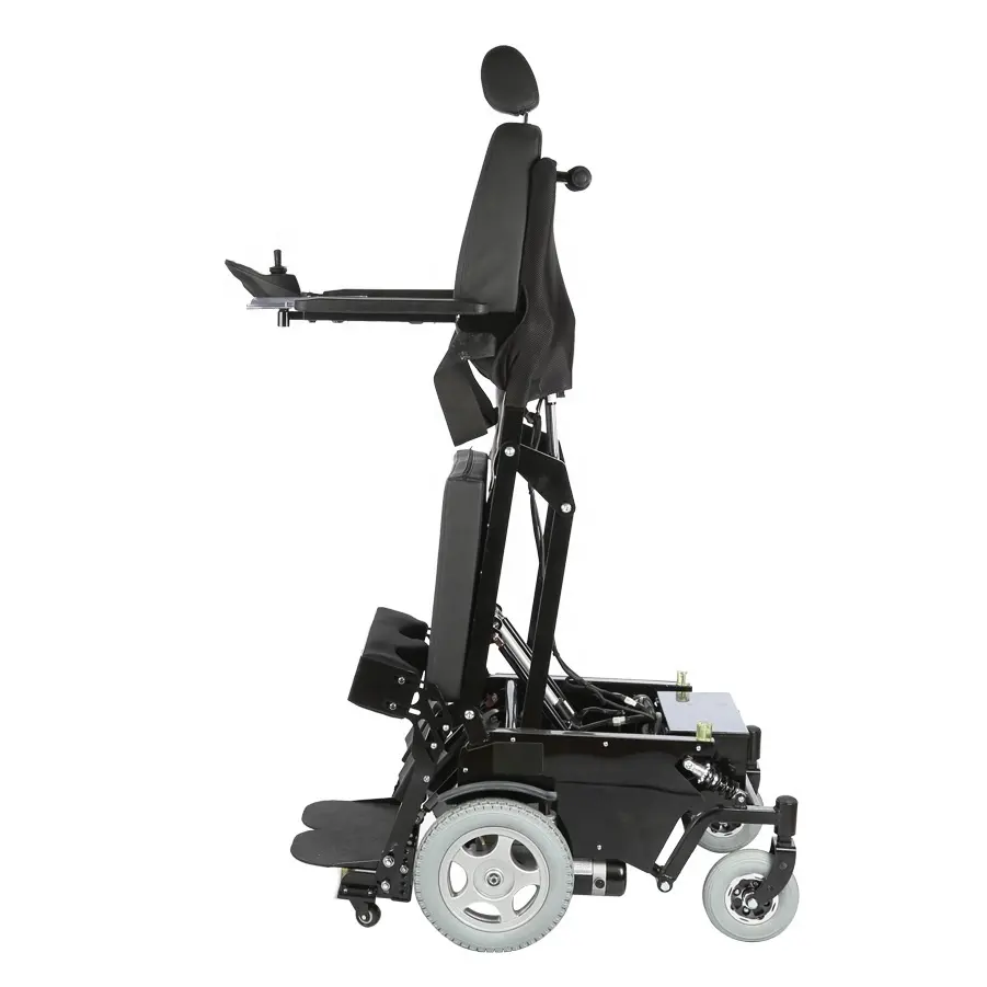KSM-311 мощность подставка для инвалидной коляски Лидер продаж кресло-коляска для тяжелых условий эксплуатации класса люкс с откидывающимся инвалидное кресло для консервных банок, легко езды на автомобиле
