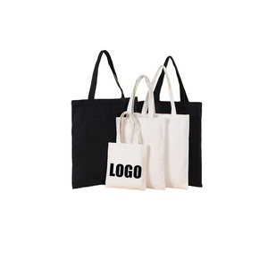 Sac fourre-tout en coton toile personnalisé, imprimé, écologique, réutilisable, en fibres naturelles, uni, avec logo - Product Image 1