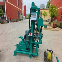 Mini-pompe hydraulique électrique portable de 100 m, haute efficacité, pour forage de puits d'eau, machine de forage, fournisseur chinois CE, meilleur prix