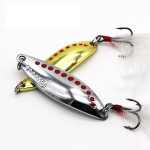 Leurre de pêche en gros pour fabricants, plume scintillante, sangsue, leurre métallique flottant, appât 5 g, bouche déformée, pour la pêche au black-bass - Product Image 4