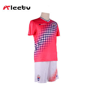 Fußball uniformen Original Design Guter Preis Hohe Qualität Polyester Herren Fußball trikot Digitaldruck Fußball trikot - Product Image 4