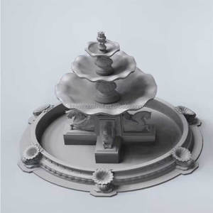 Moules de fontaine matériels de silicone et de fibre de verre de vente chaude pour la décoration concrète de jardin - Product Image 2