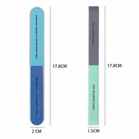 Lime à ongles à 7 faces, tampon de ponçage, outil de polissage pour pédicure, bande de polissage pour ongles, article en mousse, fabriqué en émeri, verre, éponge