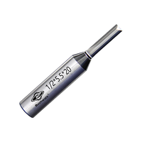 Fraise en bout en carbure fraise droite outils CNC fraise 2 bords carbure foret outils de gravure porte en bois 12.7mm tige OEM