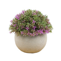Pour l'approvisionnement exclusif transfrontalier : Plante verte artificielle hautement réaliste en pot, fausse fleur, ornements de bonsaï, accessoires de décoration intérieure en plastique, modèle YX