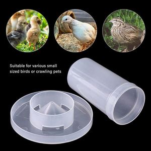 Mangeoire et abreuvoir automatiques pour oiseaux de 350 ml, double usage, en plastique PP durable, non toxique, pour pigeons, perroquets, canaris, pinsons - Utilisation en intérieur - Product Image 5