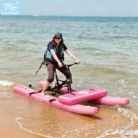 Bateau gonflable plat à cadre en aluminium 1 place avec plateforme avant gonflable haute pression pour la plage, pliable, de Chine Lumark