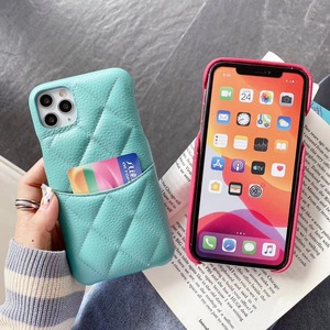 IVANHOE Fente pour carte en cuir de vachette de luxe de haute qualité <span class=keywords><strong>coque</strong></span> en peau de mouton adaptée à l'<span class=keywords><strong>iPhone</strong></span> 14 13 12 Mini <span class=keywords><strong>11</strong></span> Pro XS Max XR X 8 7 - Product Image 4