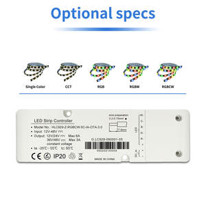 単色LED調光コントローラー DC12 24 48V インテリジェントワイヤレスリモートスマート照明制御ソリューション - Product Image 5