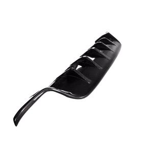 BFB <span class=keywords><strong>Cayenne</strong></span> 958 – Lame de pare-chocs arrière et diffuseur en fibre de carbone, style ajouré, noir carbone, installation avec ruban 3M pour 2014-2017 - Product Image 4
