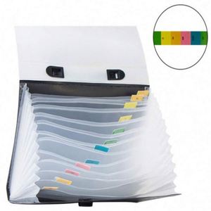 Carpeta de Archivo Expandible de PVC Tamaño Carta A4 con Asa, Portadocumentos Portátil y Accesorios para Presentaciones - Product Image 2