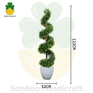 Árbol Artificial de Simulación Milán de Alta Calidad y Ecológico, Bonsái Verde para Decoración del Hogar y Oficina, Ideal para Cumpleaños, Hecho de Plástico - Product Image 6
