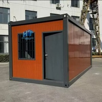 Casa Contenedor Modular de Lujo Desmontable de 20 pies con Paneles Sándwich, Hogar Prefabricado para Acampar al Aire Libre