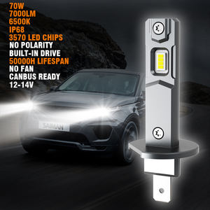 SAIMAN vente en gros CANBUS 20W 2600LM ampoules de phares <span class=keywords><strong>LED</strong></span> de voiture Plug Play taille facile 1:1 avec <span class=keywords><strong>ampoule</strong></span> halogène H1 ampoules <span class=keywords><strong>LED</strong></span> de voiture lampe automatique - Product Image 4