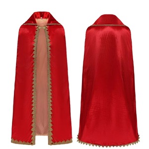 Ensemble de costumes de <span class=keywords><strong>princesse</strong></span> <span class=keywords><strong>et</strong></span> de <span class=keywords><strong>prince</strong></span> pour Halloween, robe en velours, couronne, <span class=keywords><strong>déguisement</strong></span> pour fête d'Halloween, cape, tenue de jeu de rôle - Product Image 2