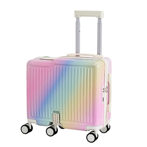 <span class=keywords><strong>Valise</strong></span> à roulettes pour enfants 18 20 pouces <span class=keywords><strong>Valise</strong></span> d'embarquement pour enfant 18'' Bagages à main Pliable Pédales légères <span class=keywords><strong>Valise</strong></span> en PC OEM - Product Image 1