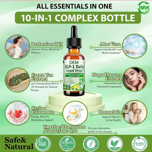 ODMサプリメントドロップスは、成人の代謝と消化器の健康、免疫とエネルギーのサポートに抗酸化作用を提供します。 - Product Image 2