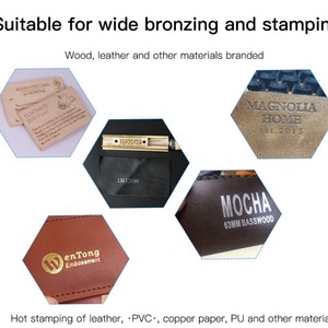 Gold Foil Printing Machine With Custom Stamp Area 8*10Cm for <b>Leather</b> - Product Image 4