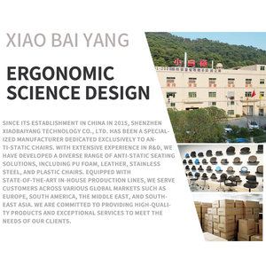 Chaise <span class=keywords><strong>de</strong></span> <span class=keywords><strong>Laboratoire</strong></span> ESD P07 en Cuir Réglable et Ergonomique avec Repose-Pieds, Roulettes et Dossier pour Laboratoires Scientifiques, Scolaires, Informatiques et Techniciens - Product Image 2