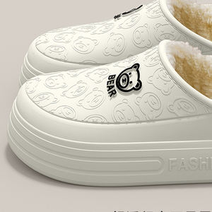 Pantofole Impermeabili per Casa, Unisex, Chiusure Antiscivolo, Suola Spessa, Calde e Morbide per Interni ed Esterni, Scarpe Invernali - Product Image 3