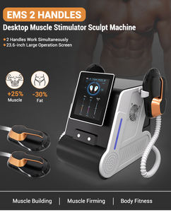 Портативный электронный стимулятор мышц с двумя ручками EMS 2-в-1 для формирования мышечной массы - Product Image 4