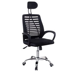 Silla <span class=keywords><strong>de</strong></span> Oficina Ergonómica Moderna para el Hogar y la Sala <span class=keywords><strong>de</strong></span> Estar, Silla <span class=keywords><strong>de</strong></span> Estudio con Reposacabezas Giratorio y Elevable, Diseño <span class=keywords><strong>de</strong></span> Malla - Product Image 1