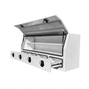 Custom Powder Coated Lockable <b>Tool</b> <b>Box</b> for Pickup Truck Storage - Product Image 2
