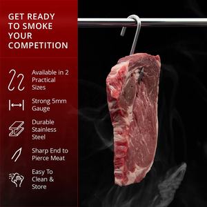 5mm paslanmaz çelik kasap kanca asılı et kasap S kanca ızgara et sarsıntılı kancalar - Product Image 2