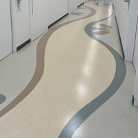 Système de sol en terrazzo époxy personnalisé, sol en terrazzo décoratif sans joint, système de sol époxy commercial haute résistance