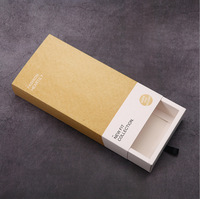 Boîte à chaussettes en papier avec logo personnalisé, fermeture magnétique, recyclable, pour vêtements d'enfants, finition brillante/mate, impression en relief