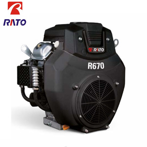 EPA Rato R670 24HP V-Twin Doble Cilindro Eje Horizontal OHV Motor de Gasolina 670cc - Product Image 1