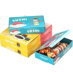 Desain Kustom Kotak Sushi Togo, Kemasan Sushi untuk Toko Sushi, Kemasan Sushi