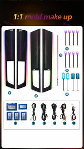 Lampe d'ambiance pour Land Rover Discovery 4 2010-2016 Lampe d'ambiance décorative pour éclairage intérieur 64 couleurs - Product Image 6