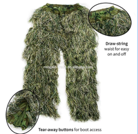 Costume Ghillie de randonnée tactique d'extérieur Camo Woodland Camouflage Forest Hiding Suit