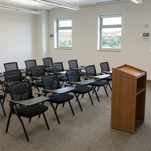 Silla de Oficina Ergonómica Moderna para Sala de Conferencias, Apilable, Plegable, de Malla, para el Hogar, Universidad, Aula y Estudiantes Universitarios XY-002B E - Product Image 4