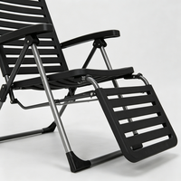 Fauteuil inclinable pliant en plastique imperméable, résistant à la rouille, confortable, pour extérieur, zéro gravité, idéal pour villa - Vente en gros usine