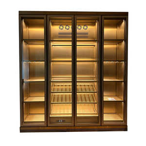 Estante de madera para vino DIY con función de refrigeración, estante de exhibición de estilo de panel para uso de muebles de bodega en el hogar - Product Image 3