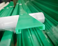 Haute précision CNC en plastique Nylon Uhmwpe bloc Guides chaîne curseur Rail Rails coulissants portant Guide linéaire glissière bandes en plastique