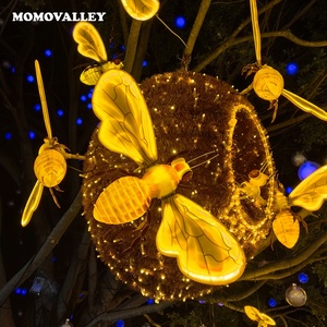 สั่งทําพิเศษ IP65 ตกแต่ง<span class=keywords><strong>สวน</strong></span>ที่ทันสมัยไฟถนนต้นไม้แขวนตกแต่<span class=keywords><strong>ง</strong></span>นํารังผึ้งน้ําผึ้ง - Product Image 3