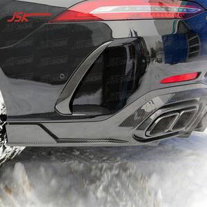 Canards de pare-chocs arrière en fibre de carbone <span class=keywords><strong>s</strong></span>èche de Style Topcar pour 2019-2022 Mercedes Benz <span class=keywords><strong>AMG</strong></span> GT50 GT53 GT63S (uniquement pare-chocs Topcar) - Product Image 3