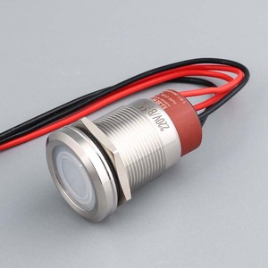 10А, 22 мм, металлический шкаф управления, кухонная утварь, переключатель, водонепроницаемый противообрастающий символ мощности, мгновенная самоблокирующийся кнопочный переключатель - Product Image 2