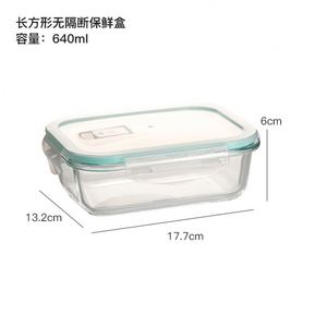 Hot Selling Borosilicate Glass Food Container <b>Lunch</b> <b>Box</b> with Lid Oven Safe air Tight Food Storage with Bag - Product Image 3