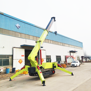 Tonlita Mobile Micro Crawler Crane 5 tonnes Boom Télescopique Petit Moteur Diesel Hydraulique Mini Spider Crane Prix - Product Image 3