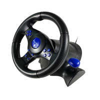 Volante de Carreras Cowboy con Doble Vibración de 270 Grados, ABS, Certificado por la FCC para Controlador de Juegos