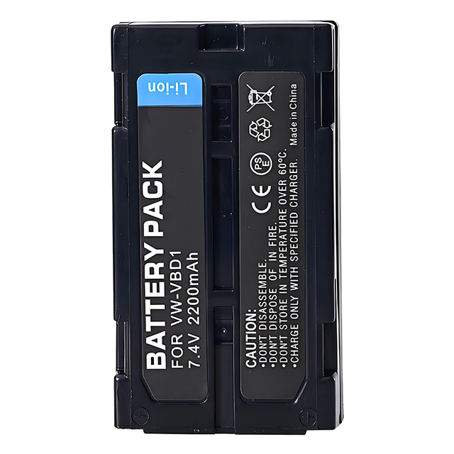 High Quality 7.4V  2200mAh  VMBPL30A V-GS22EG-A Lithium-ion VBD1 AJ-UPX360/AG-AC30 Battery for Camera and Video
